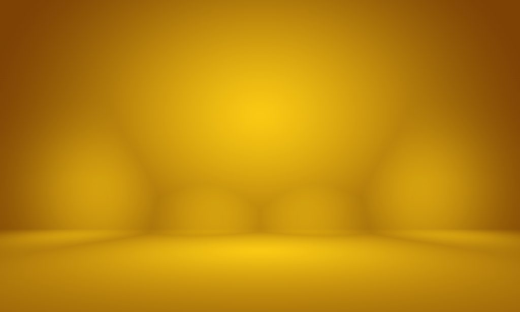 Abstract Luxury Gold yellow gradient studio wall, well use as background, layout, banner and product presentation