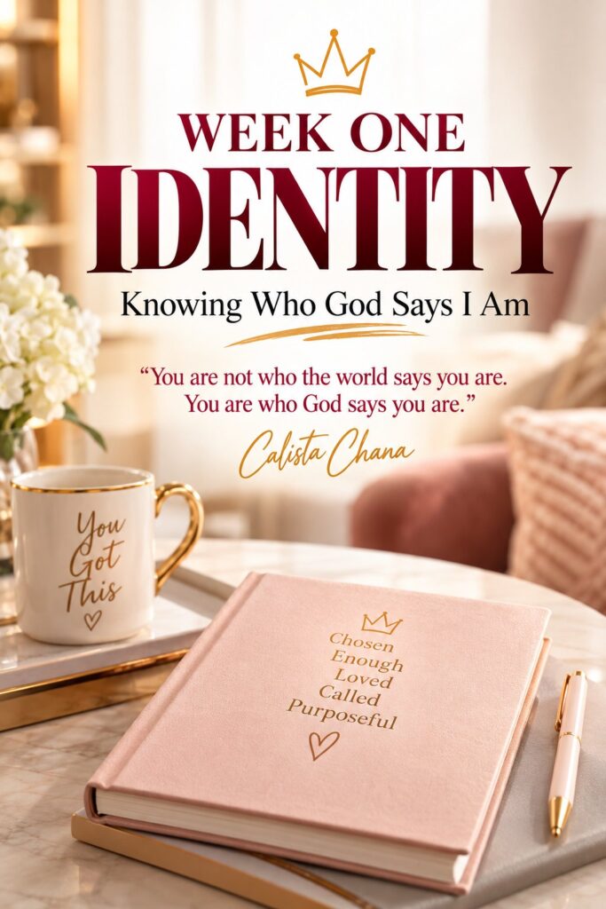 week one identity flyer